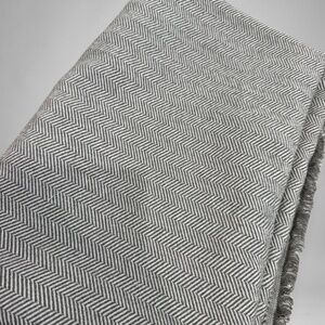 Room & Board Zander Herringbone Throw (Grey)